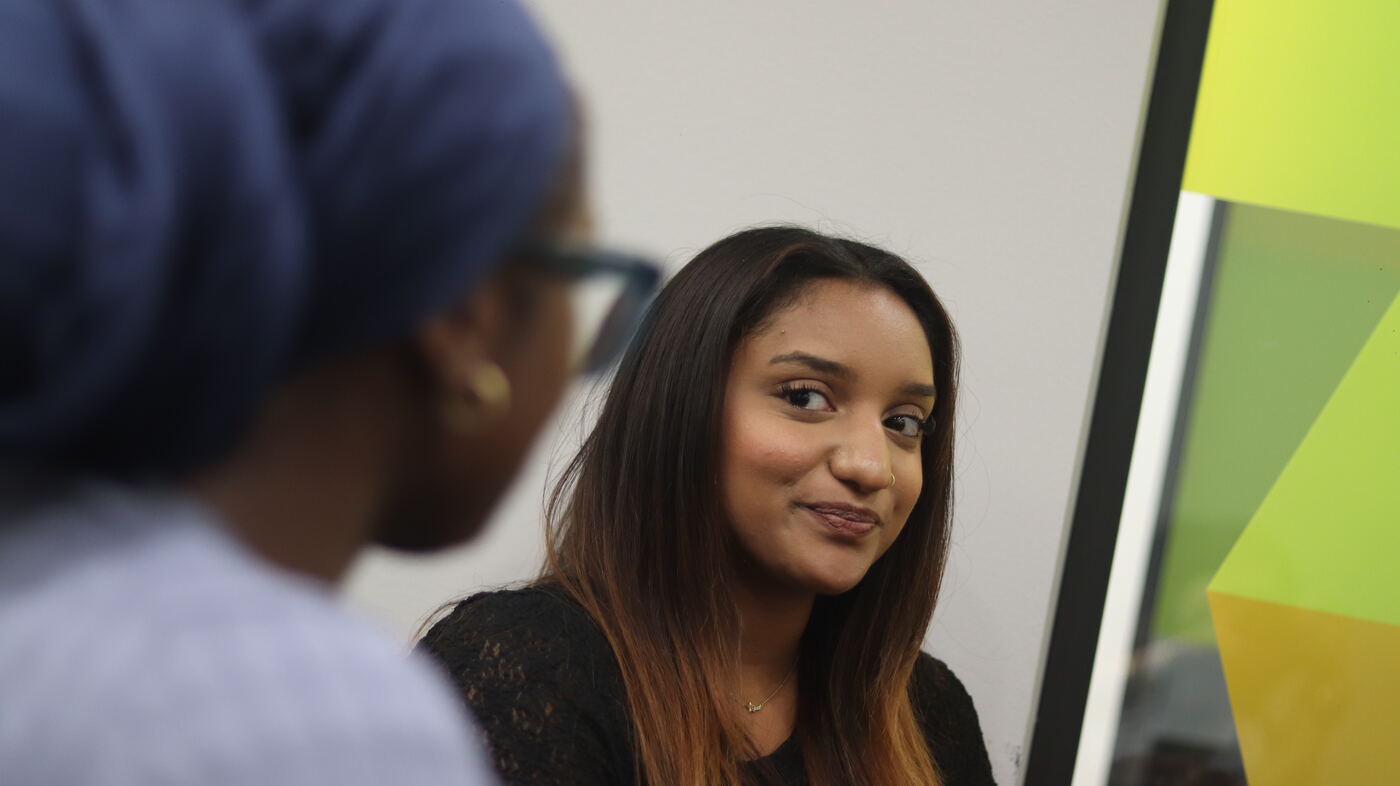 A student at a NetworKING UK event