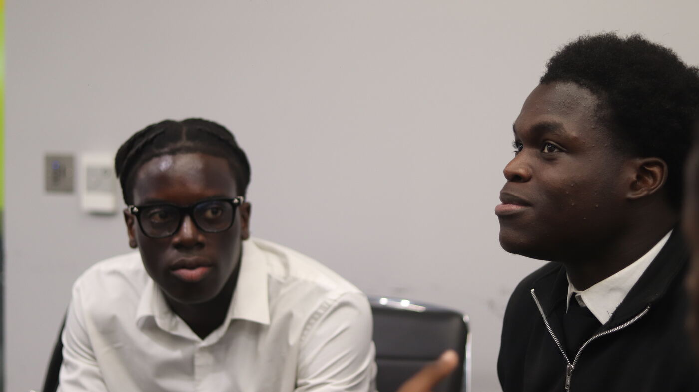 Students in conversation at a NetworKING UK event
